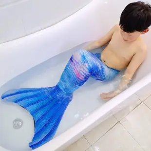 男孩美人魚泳衣 男生男童男人大人成人 2021服裝衣服泳裝尾巴魚尾 gpOY