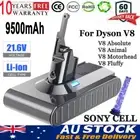 9500mAh Replacement Battery For Dyson V8 Absolute V8 Animal SV10 Vacuum Cordless