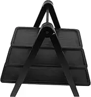 Amosfun Space Saving Serving Tray for Desserts Hotpot Restaurants Sturdy Design for Food Organization Dining Establishments