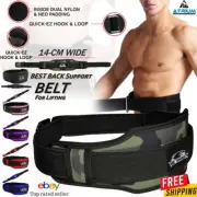 Body Building Gym Fitness Weight lifting Belt 14cm Wide Double Back Support belt