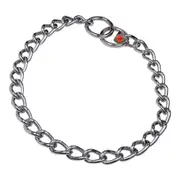 Dog Collar by Hs Sprenger Silver 4 Mm Links Twisted 55 Cm