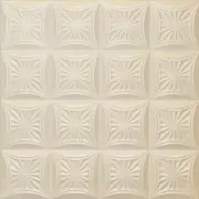 Glue Up Ceiling Tiles Easy Installation R40 Champagne White Painted