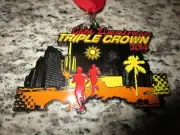 Gabe Zimmerman Triple Crown Racing Run Marathon Race Finisher Medal