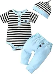 [VINUOKER] Toddler Baby Boys Short Sleeve T-Shirt Dinosaur Short Set Summer Cotton 2pcs Clothes 1-5years Outfits Sets