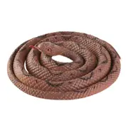 Large Rubber Snakes Toy Garden Rubber Snakes Realistics Trick Toy Party Prank Toy Brown