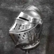 Medieval Reenactment SCA Larp Combat Knight Helmet 16 Ga Steel