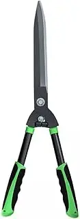 Pruning Shears, Retractable Gardening Shears, Manual Hedge Trimmer, 4 Speed Retractable Design, Free Non-Slip Gloves, Suitable for Pruning Short and Tall Branches (Straight Blade)