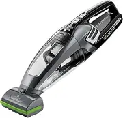 BISSELL Pet Hair Eraser, Wireless Handheld Vacuum Cleaner, Rotating Brush Roller, 14.4 V, Fights Pet Hair & Dirt for Your Stairs, Upholstery, Cars and Carpets, 68 dB, Black/Titanium, 2278N