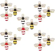 [COOPHYA] Bee Pendant Bracelet 30pcs Charm Necklace Diy Jewelry Charms Alloy Material Durable and Stylish