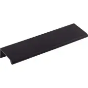 Top Knobs TK503BLK Europa Tab Pull 6" Overall - Flat Black