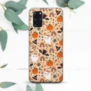 Halloween Ghost Pumpkin Flowers Case For Samsung Note 20 S20 S21 S22 S23 S24 FE