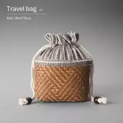 Cotton And Linen Bundle Pocket Small Cloth Bag Creative Personality Teapot Stora