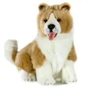 Bocchetta Plush Toys Bailey Tan Border Collie Dog