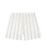 [Konges Slojd] Konges Sløjd Vincent striped cotton-blend shorts Y 4 white