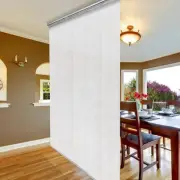 EMOH Adjustable Sliding Single Rail Track in Crystal White with 15.75 in. 40 in.