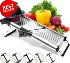 Mandoline Slicer Vegetable Fruit Cutter Adjustable Julienne Stainless Steel