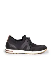 Black Flexy Walk Trainers