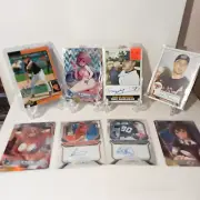 LOT OF 5 CERTIFIED BASEBALL ROOKIE AUTO CARDS + 3 GODDESS STORY HOLO CARDS