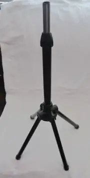 Black Tri-Pod Stand Adjusts up to 36in high for a fan,camera,recorder,projector