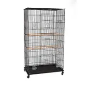 Flight Cage on Castors for Small Birds 75x45x140cm Flight Bird Cage