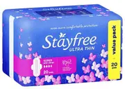 Stayfree Ultra Thin Super with Wings 20 Pads