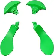 4 Pcs Edge Controller Paddles for PS5 DualSense Edge Controller Paddles for PS5 Edge, Metal Back Button for PS5 Edge Controller (Green)