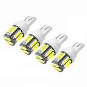 4x Cool White T10 W5w LED Car Lights