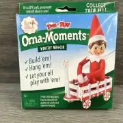 Elf on the Shelf Elves at Play Orna-Moments Christmas Wintry Wagon Ornament