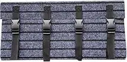 Ungtyb RV Step Cover, RV Step Wrap with Reflective Strip, 18 X 18 Inch Adjustable Non-Slip Tread Mat, Make Your Vehicle Safe and Clean