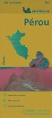 Peru - Michelin National Map 763 by Michelin 9782067173408 NEW Sheet map