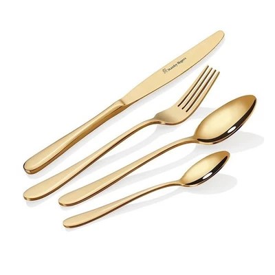 NEW Stanley Rogers Albany Gold Cutlery Set 16 Piece