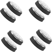 4sets Soap Hand Wash Basin Soap Case Soap Bar Soaps for Home Reusable Soap Portable Metal Soap Soaps Absorber Soaps Removing Soaps Stainless Steel Silver 2pcs*4