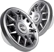 6-1/2” Polypropylene woofer cone 2-Way Waterproof Speaker with Silver Grill (SOLD AS A PAIR)