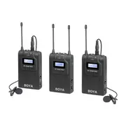 Boya BY-WM8 PRO-K2 UHF Dual Channel Wireless Lapel Lavalier Microphone