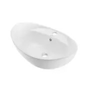 Swiss Madison SM-VS211 Ivy 15-3/8" Oval Ceramic Vessel Bathroom - White