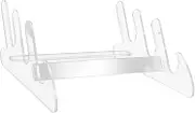 GANAZONO Clear Acrylic Keyboard Display Stand Holder for Organized Office Home Use Lightweight Keyboard Storage for Mechanical Keyboards