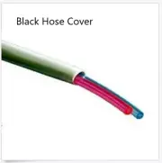 DCI Dental 635 Dentsply Cavi-Jet Tubing, 7 ft Black 1 air and 1 water tube