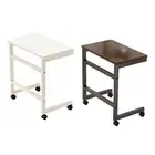 End Table Modern Coffee Table C Shaped TV Tray for Farmhouse Garden Bedroom