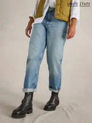 White Stuff Blue Charlie Straight Jeans (AK3673) | $76