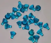 LEGO 25X GEMSTONES JEWELS (Light Blue) ROCK TREASURE