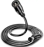 tunghey 2Pack DC Power Extension Cable 1.35mm x 3.5mm Compatible with 5V DC Adapter Cord for CCTV Security Camera IP Camera Standalone DVR (1M)