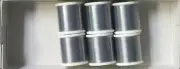 K.O. Beading Thread - Dark Grey (6 Spools) - Japanese Beading Thread