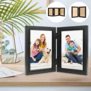 Double/Triple Photo Frame 180° Foldable Hinged Picture Frame Stand Desktop ༄