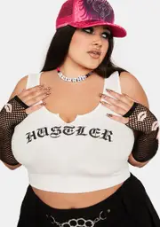 [Dolls Kill X Hustler] Plus Hardcore Diva Crop Tank