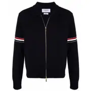 [Thom Browne] Thom Browne RWB Stripe Detailed Cardigan II NUMERIC BLUE