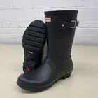 HUNTER Original Short Rain Boot Women's Size US 9 Black