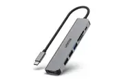 Unitek uHUB S7+ 7-in-1 USB-C 5Gbps Hub with 4K HDMI and 100W PD - Space Grey (UTH1118A)