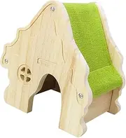 Generic Wooden Hamster House Sleeping Nest Hideaway Play Hut Habitats for Mouse Lemmings Syrian Hamsters Hedgehog Small Animals