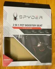 SPYDER: 2 in 1 Pet Booster Seat/Soft Crate, Used with Box