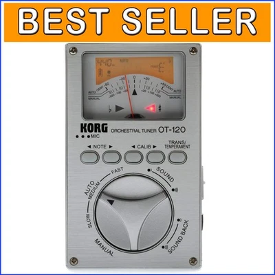 Professional Chromatic Tuner - 8 Octave Range with Sound Back Mode Included